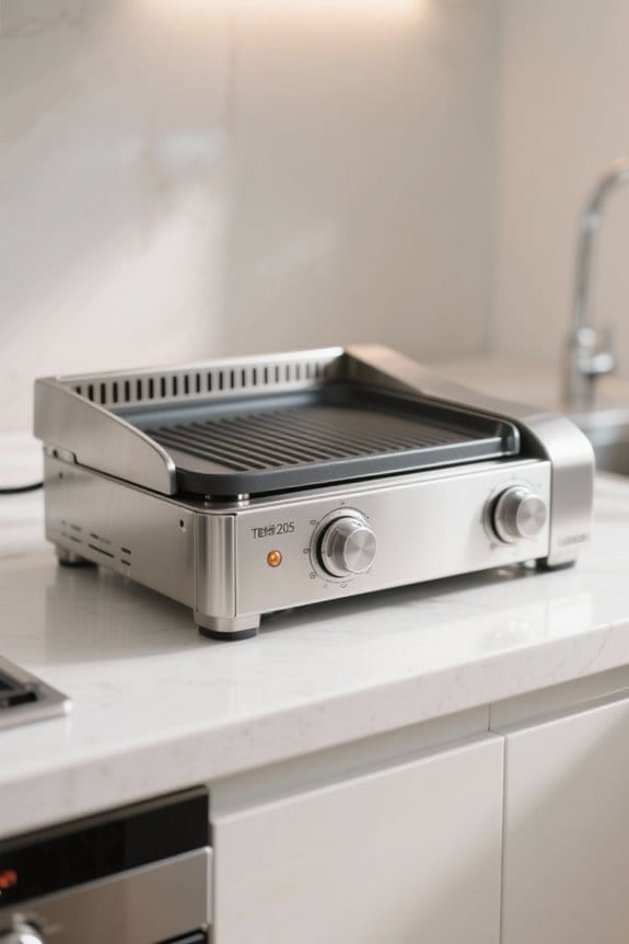 consider grill size and features