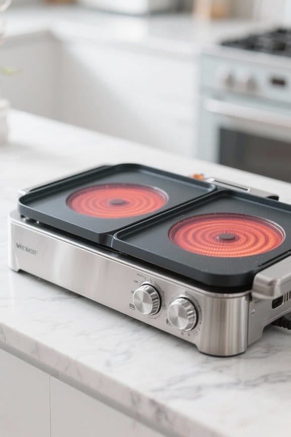 heat distribution enhances cooking